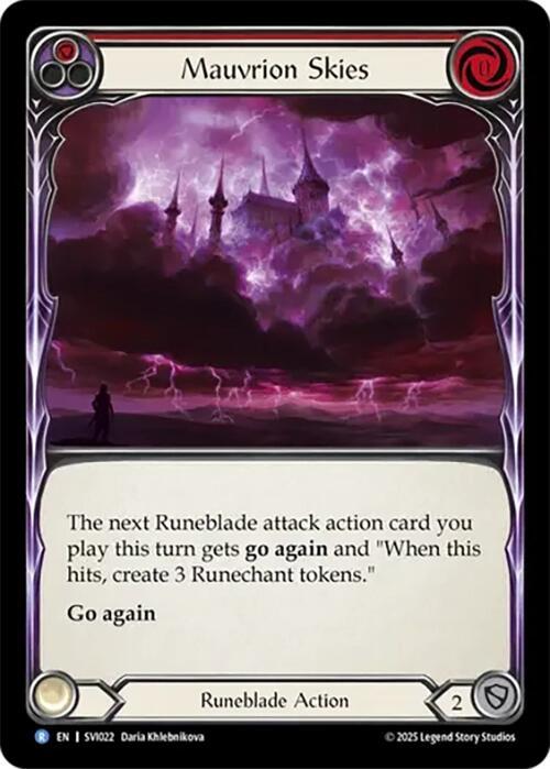 Mauvrion Skies (Red) card image