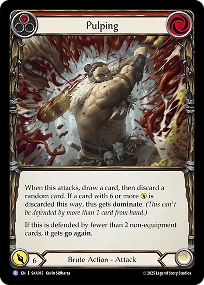 Pulping card image
