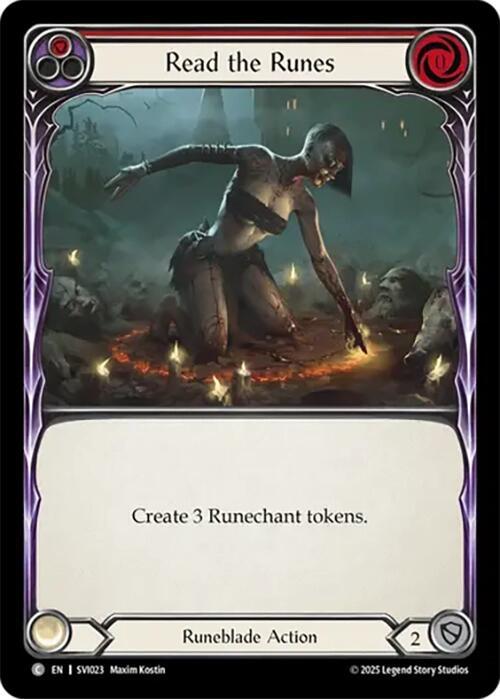 Read the Runes card image