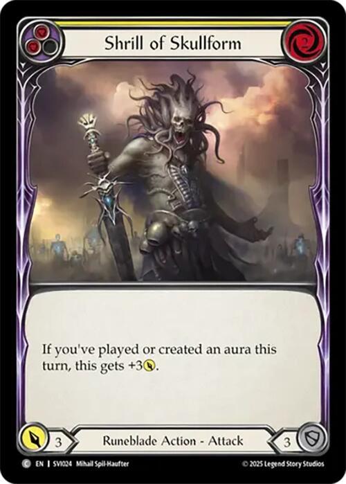 Shrill of Skullform (Yellow) card image