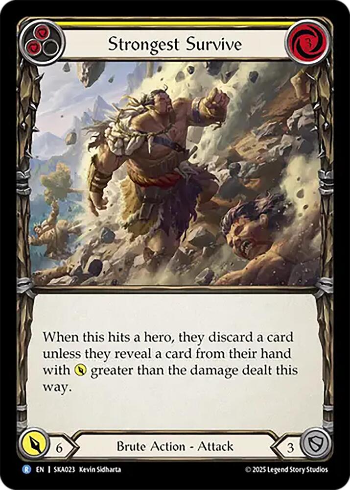 Strongest Survive (Yellow) card image