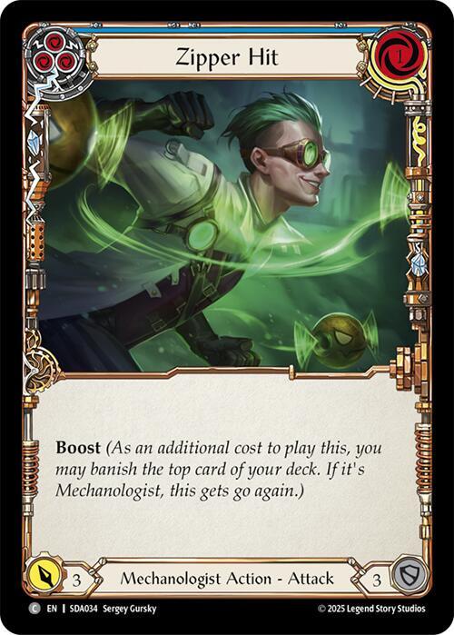 Zipper Hit (Blue) card image
