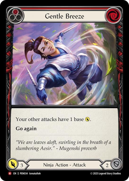 Gentle Breeze (Red) card image