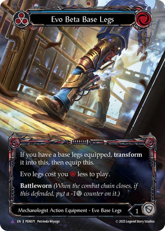 Evo Beta Base Legs (Blue) (Marvel) card image