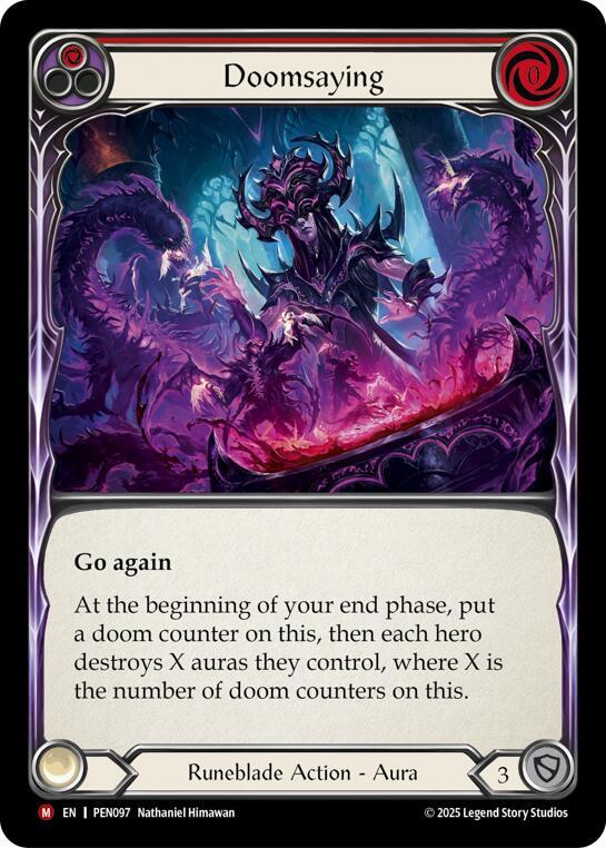 Doomsaying (Red) card image