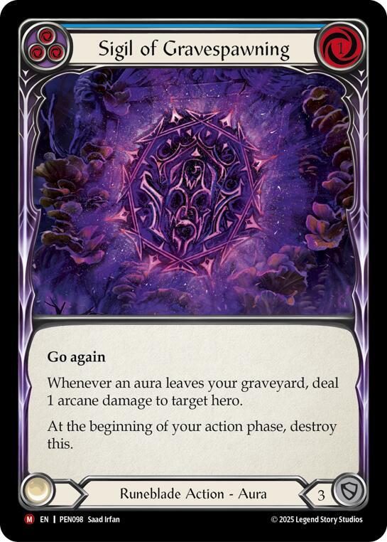 Sigil Of Gravespawning (Blue) card image