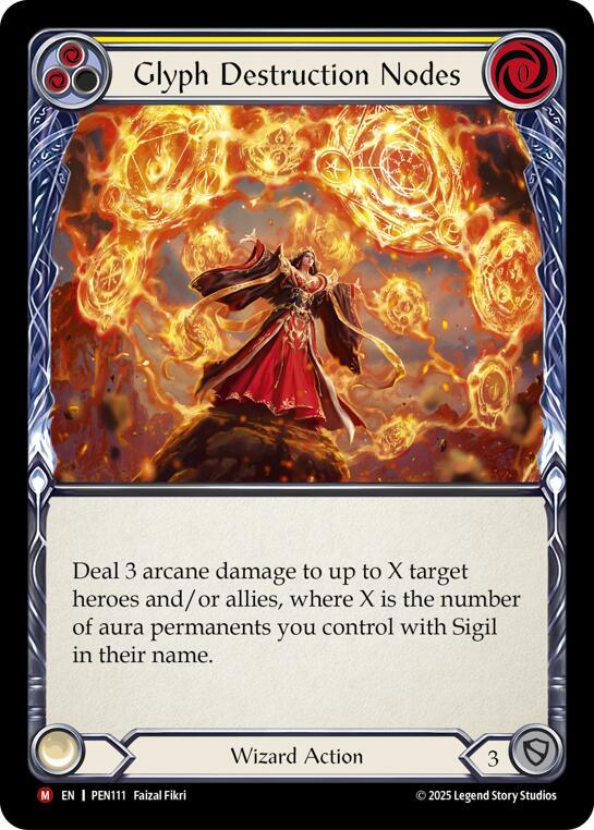 Glyph Destruction Nodes (Yellow) card image