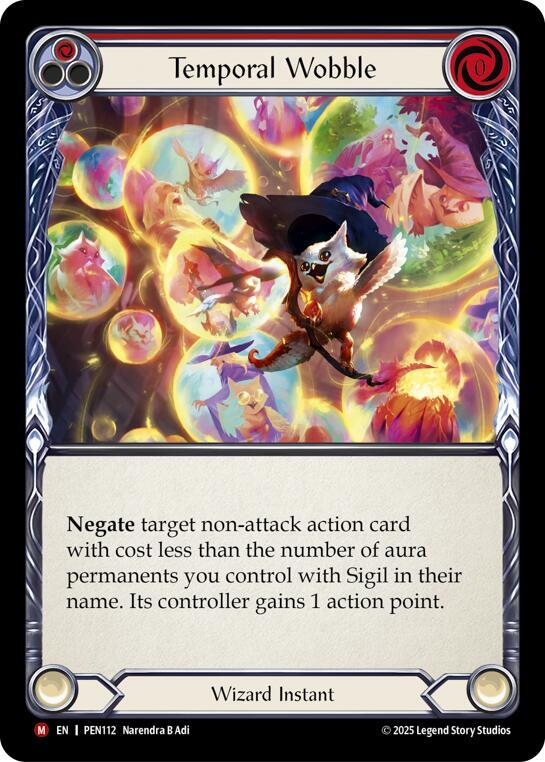Temporal Wobble (Red) card image