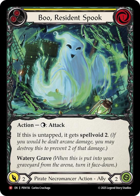 Boo, Resident Spook (Yellow) card image
