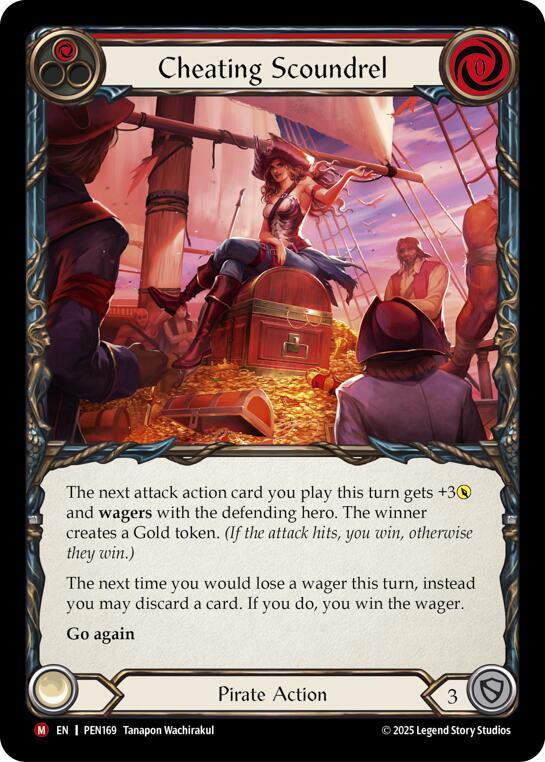 Cheating Scoundrel (Red) card image