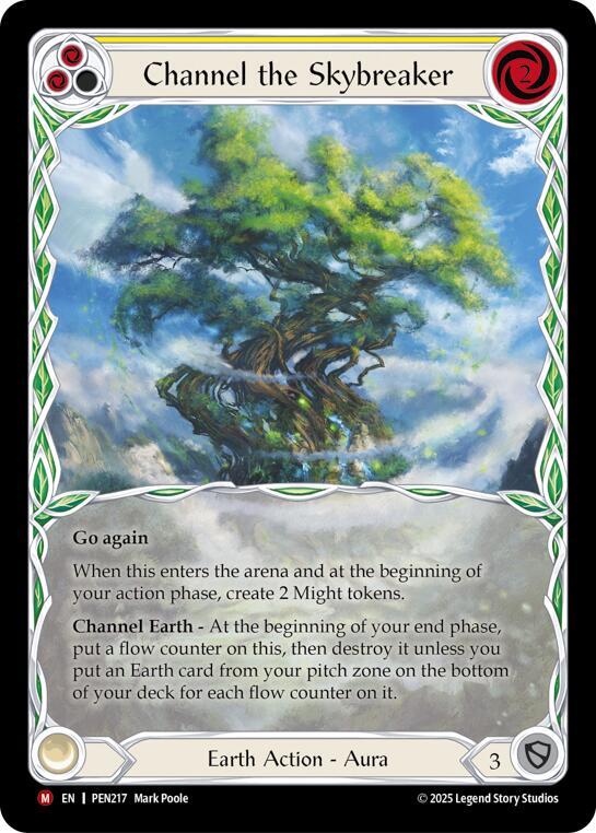 Channel The Skybreaker (Yellow) (Extended Art) card image