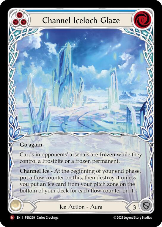 Channel Iceloch Glaze (Blue) (Extended Art) card image