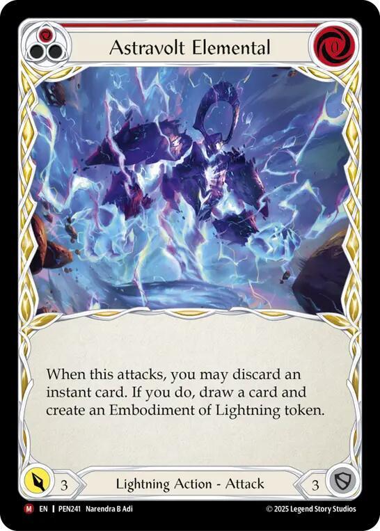 Astravolt Elemental (Red) card image
