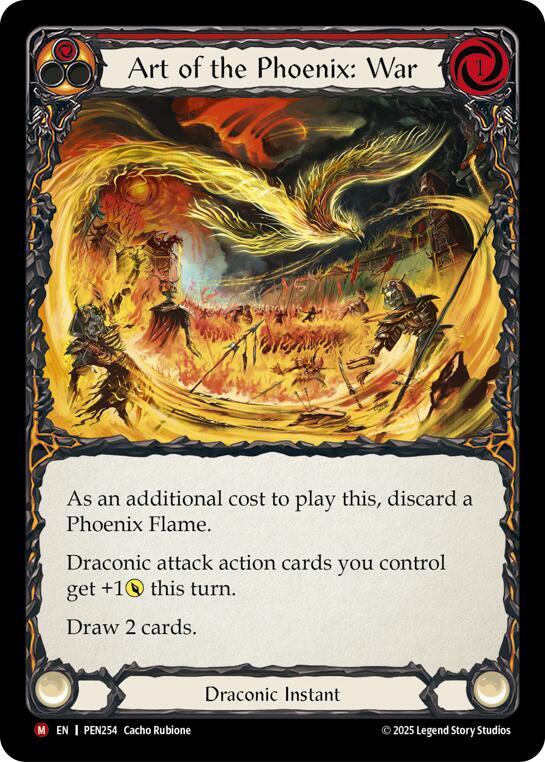 Art Of The Phoenix: War (Red) card image