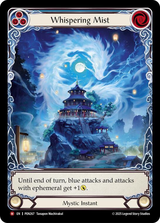 Whispering Mist (Blue) (Extended Art) card image