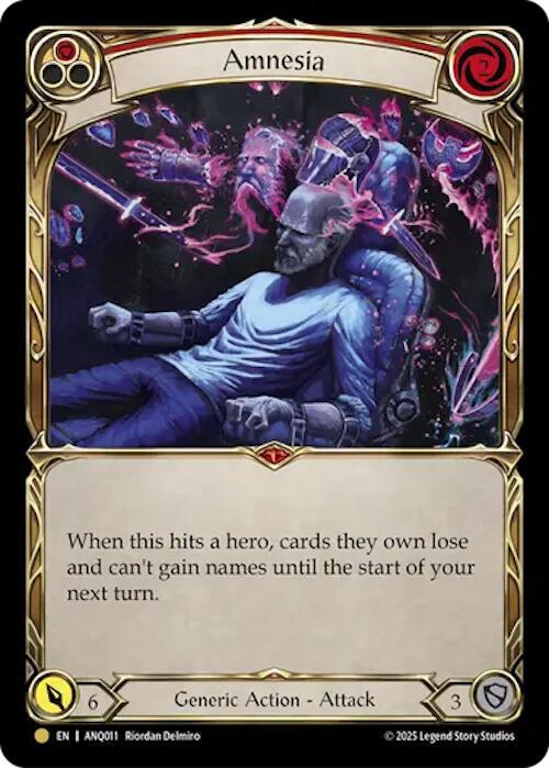 Amnesia (Red) (ANQ011) card image