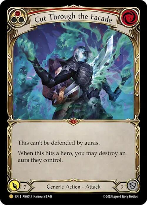 Cut Through The Facade (Red) (ANQ013) card image