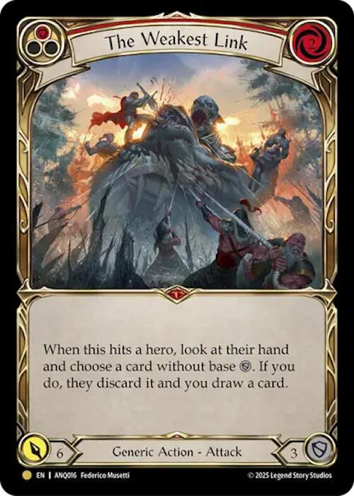 The Weakest Link (Red) (ANQ016) card image