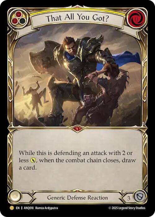 That All You Got (Yellow) (ANQ018) card image