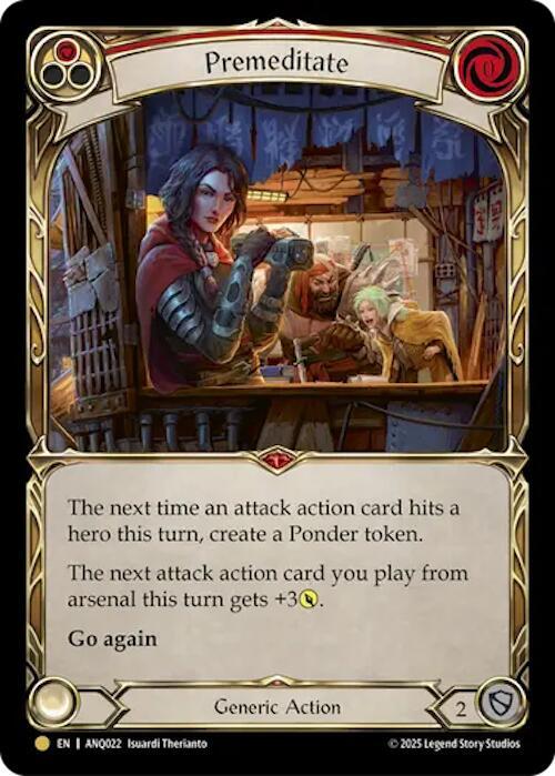 Premeditate (Red) (ANQ022) card image