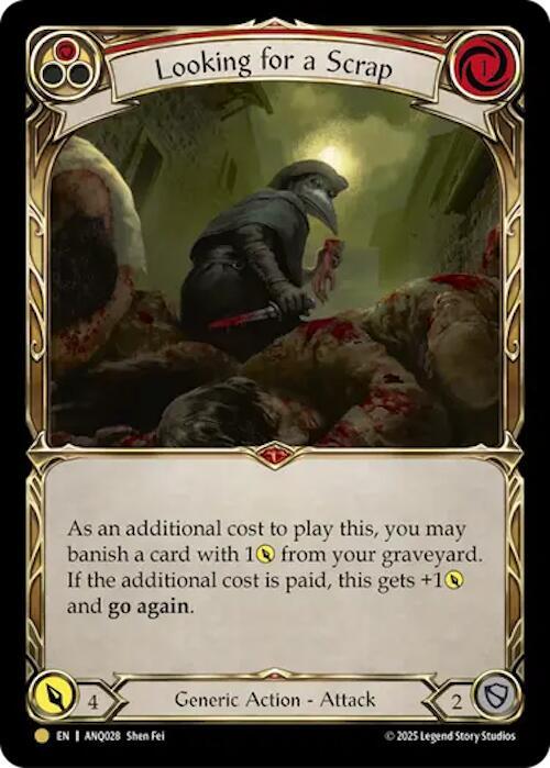 Looking For A Scrap (Red) (ANQ028) card image