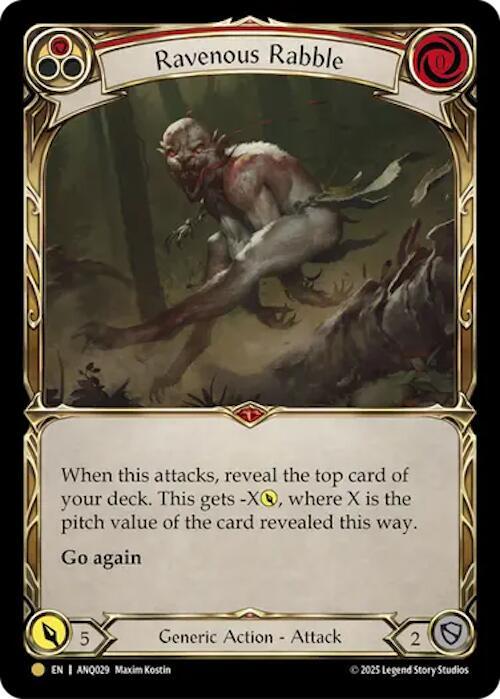 Ravenous Rabble (Red) (ANQ029) card image