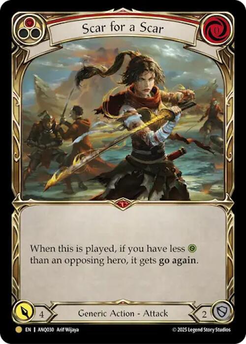 Scar For A Scar (Red) (ANQ030) card image