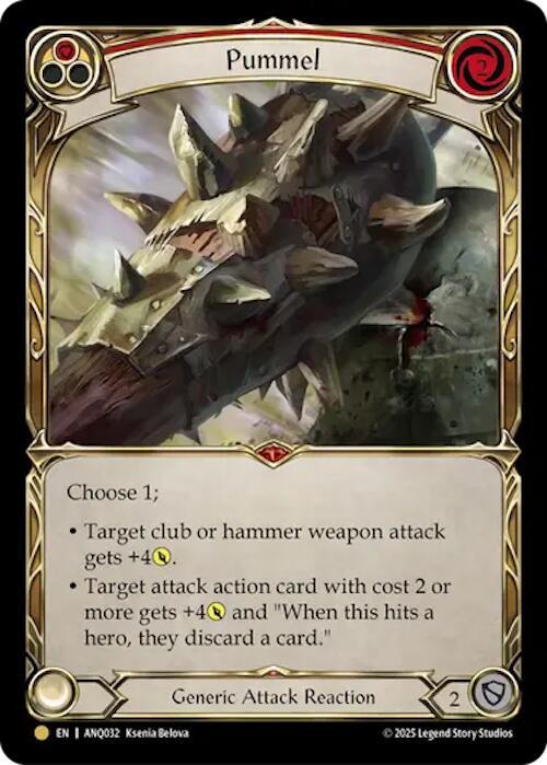 Pummel (Red) (ANQ032) card image