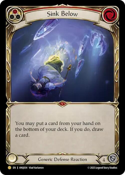 Sink Below (Red) (ANQ034) card image