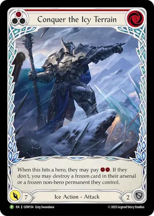 Conquer The Icy Terrain card image