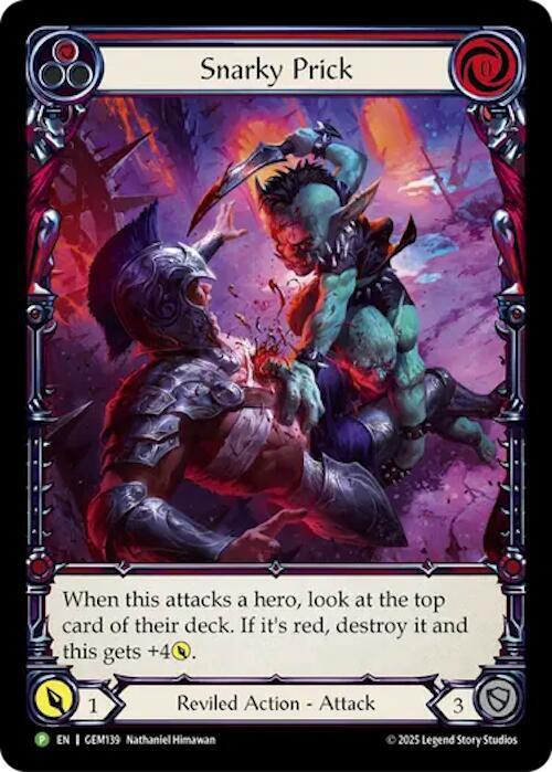 Snarky Prick card image