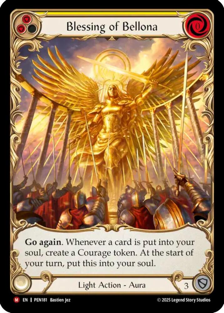 Blessing Of Bellona (Yellow) (Extended Art) card image