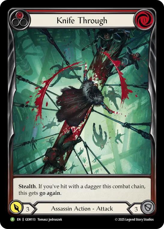 Knife Through (Red) card image