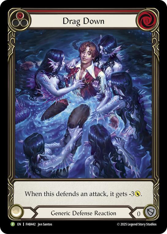 Drag Down (Red) - FAB442 card image