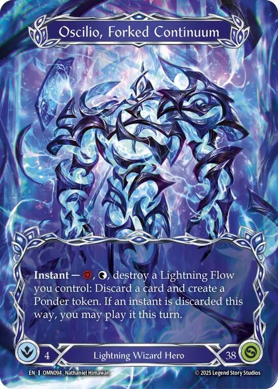 Oscilio, Forked Continuum (Marvel) card image