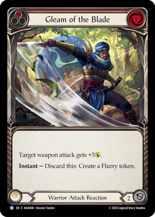 Gleam Of The Blade (Red) card image