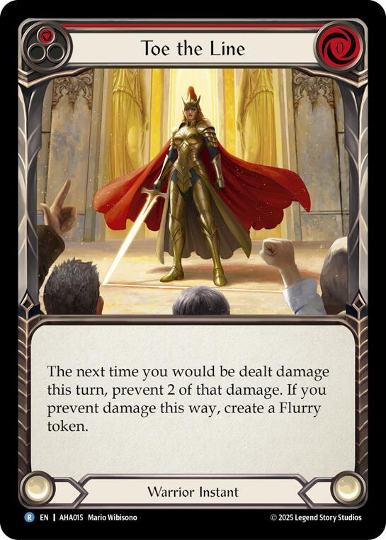 Toe The Line (Red) card image