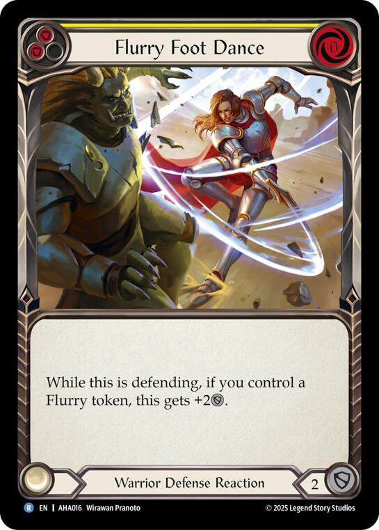 Flurry Foot Dance (Yellow) card image