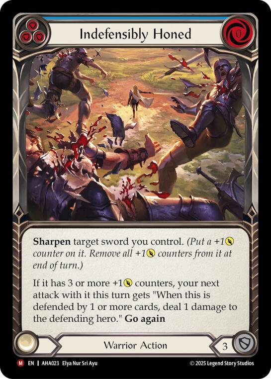 Indefensibly Honed (Blue) card image