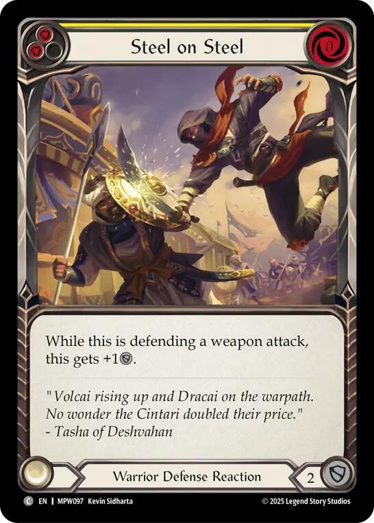 Steel on Steel (Yellow) card image