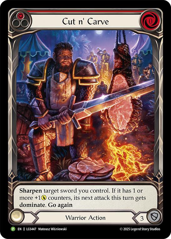 Cut N' Carve (Red) (Extended Art) card image