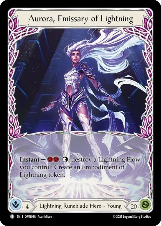 Aurora, Emissary of Lightning card image