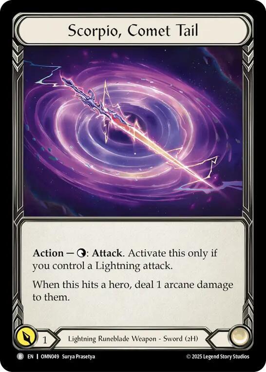 Scorpio, Comet Tail card image