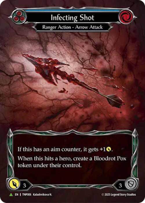Infecting Shot (Blue) (Marvel) - TNP006 card image