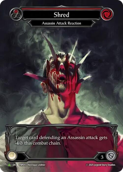 Shred (Red) (Marvel) - TNP013 card image