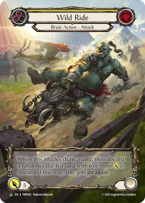 Wild Ride (Yellow) (Marvel) - TNP002 card image