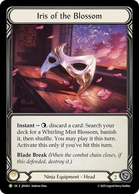Iris of the Blossom - JDG063 card image