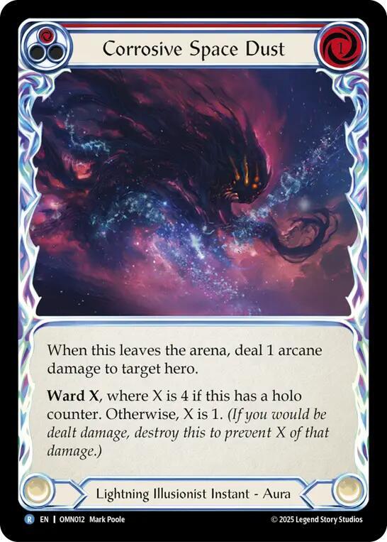 Corrosive Space Dust (Red) card image