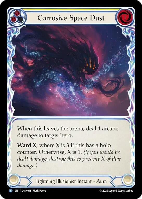 Corrosive Space Dust (Yellow) card image
