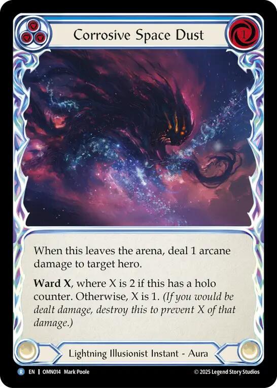 Corrosive Space Dust (Blue) card image